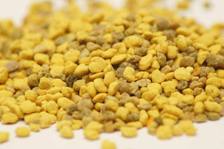 tas de pollen sur table